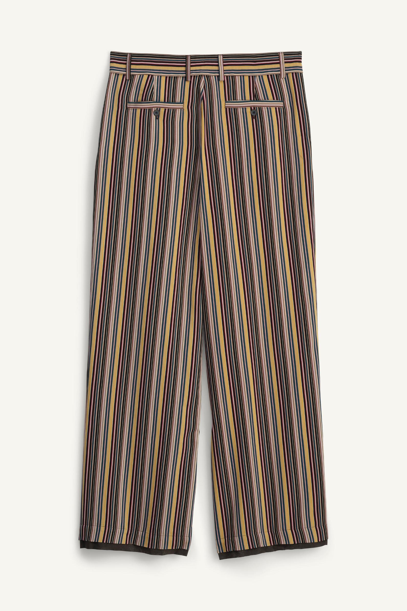 WIDE FIT STRIPED PANTS LIMITED EDITION Product Image