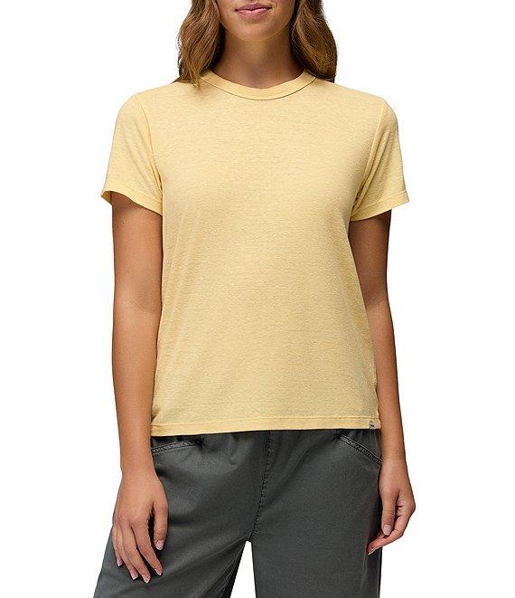 prAna Cozy Up Jersey Knit Crew Neck Short Sleeve Tee Product Image