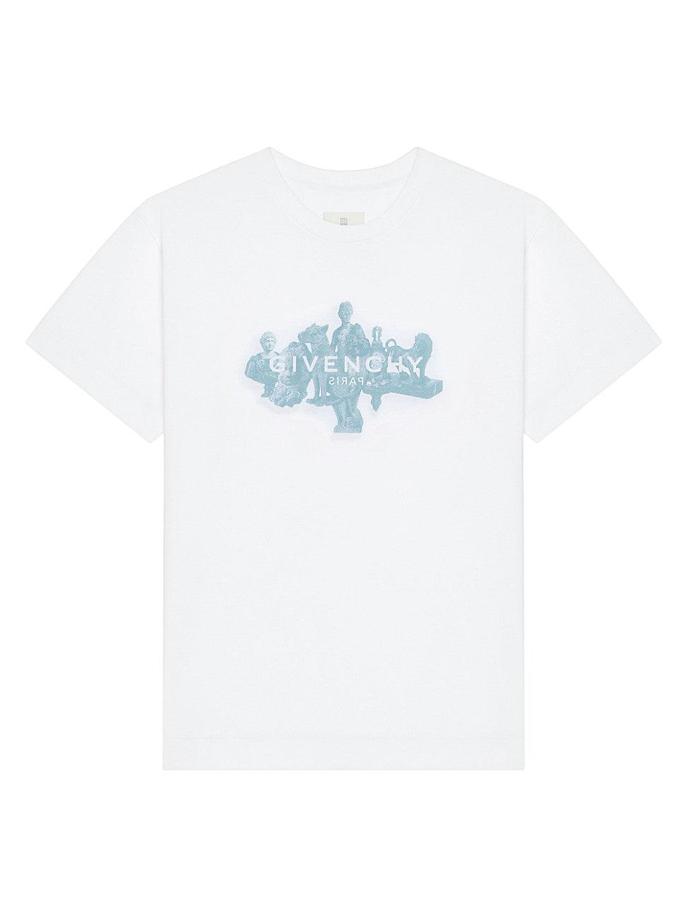 Mens Reverse T-Shirt in Cotton with Hubert Objects Product Image