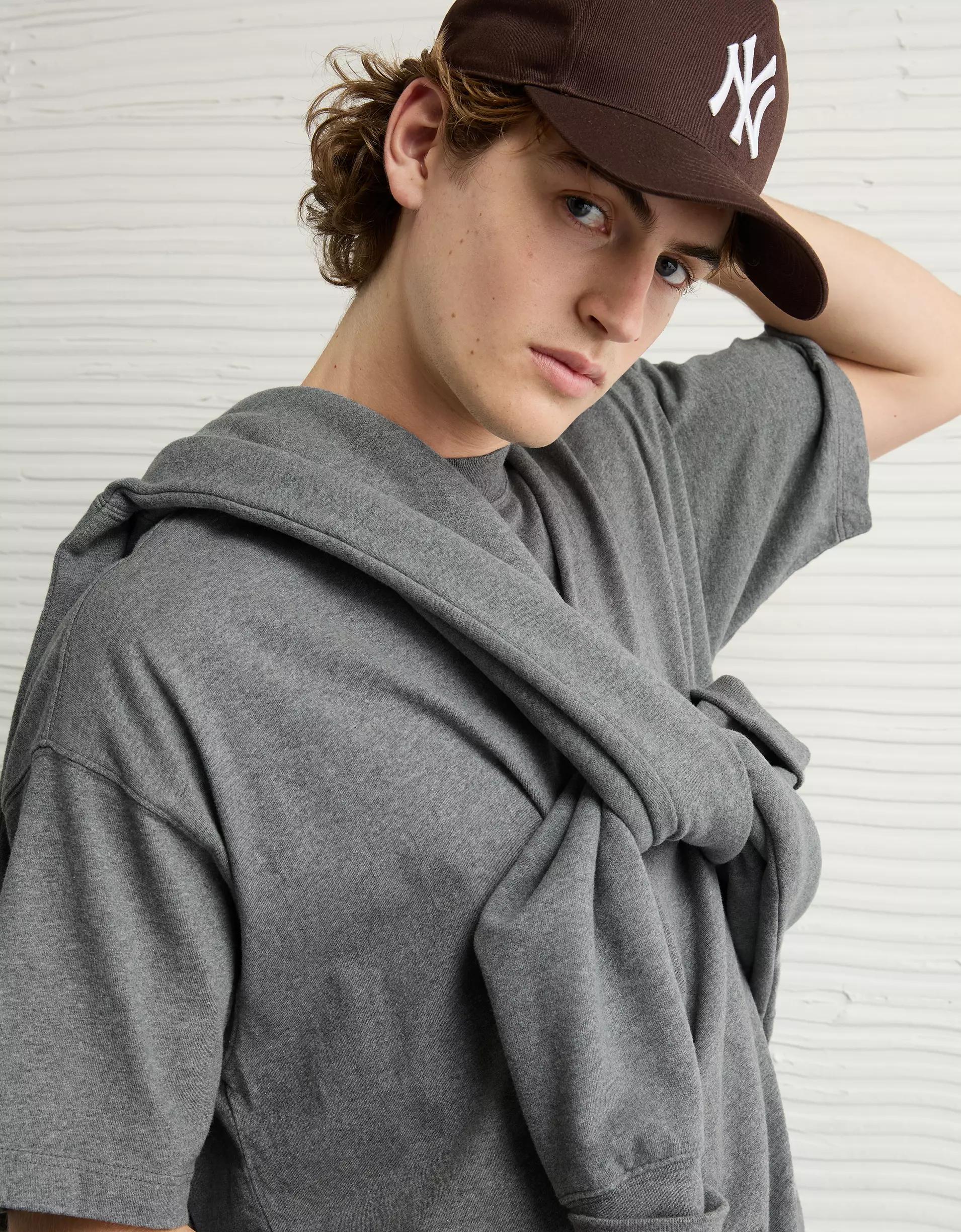 AE Laidback Luxe Heavyweight Oversized T-Shirt Product Image