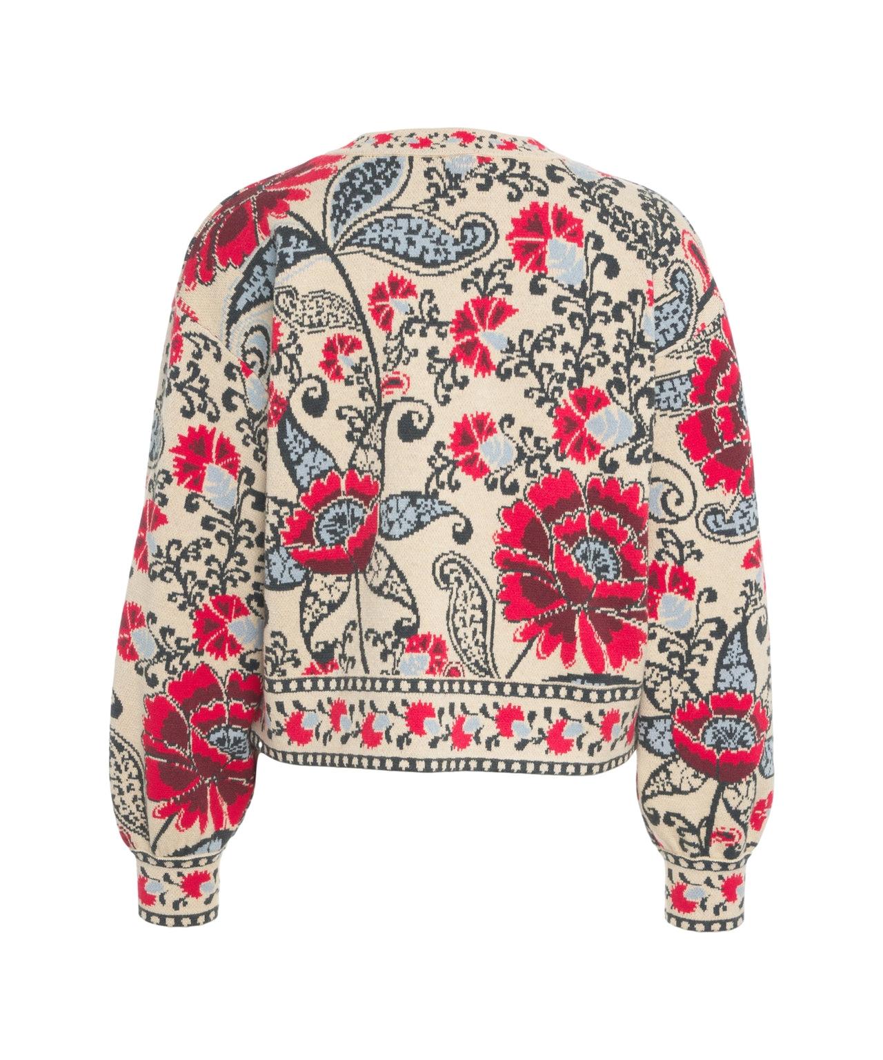 Cardigan with floral pattern Product Image