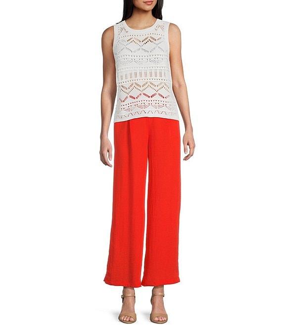 I.N. San Francisco Crochet Sweater Tank Top Product Image