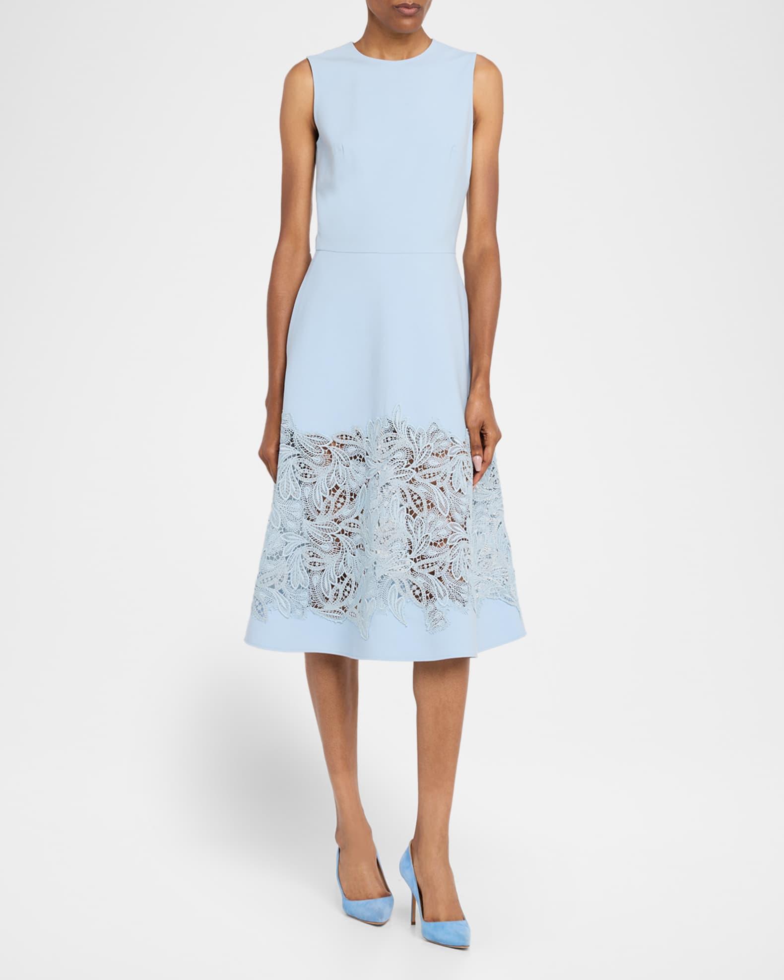 Lace Guipure Wool Day Dress Product Image