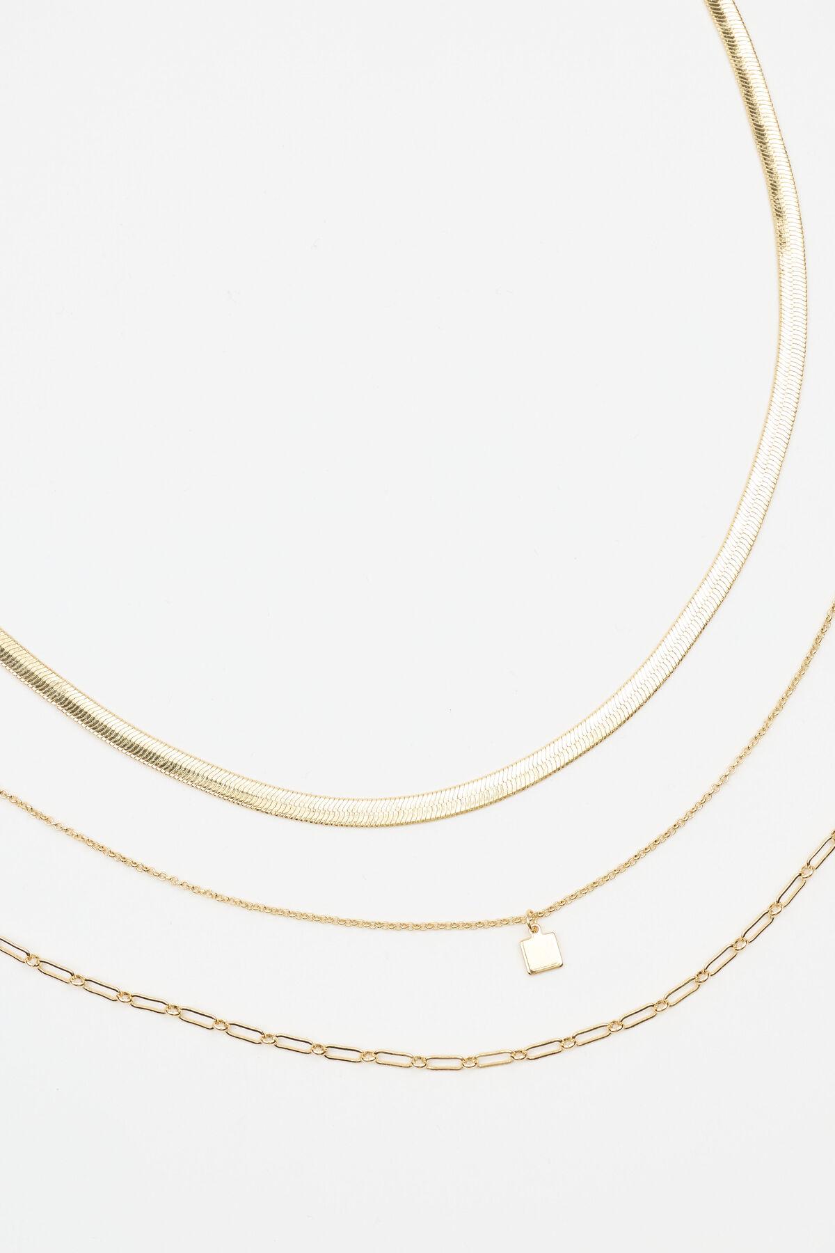 Set of 3 Classic Chain Necklace Product Image