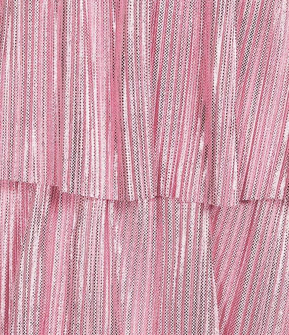 Honey and Rosie Sweetheart Neck Sleeveless Pleated A-Line Dress Product Image