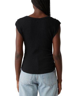 Leighton Power Shoulder Top Product Image