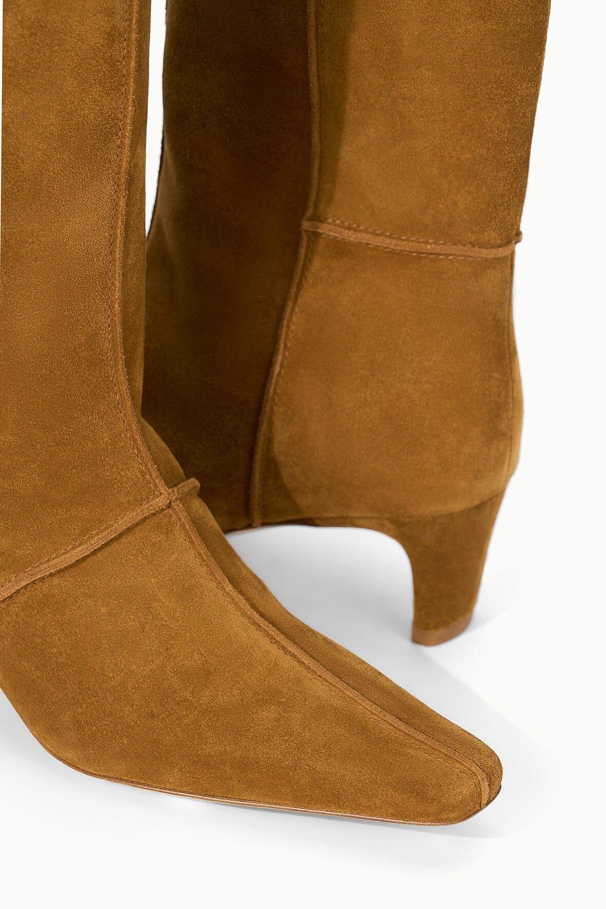 WALLY BOOT | PATCHWORK TAN SUEDE Product Image