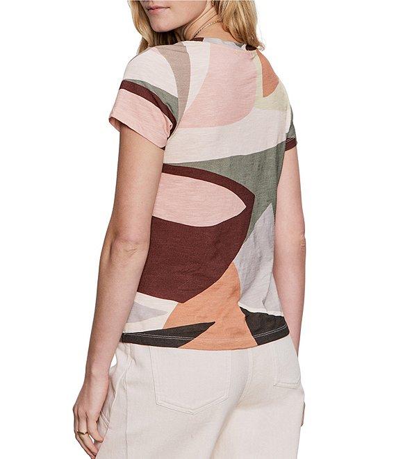 Sanctuary The Perfect Tee Printed Crew Neck Short Sleeve Top Product Image