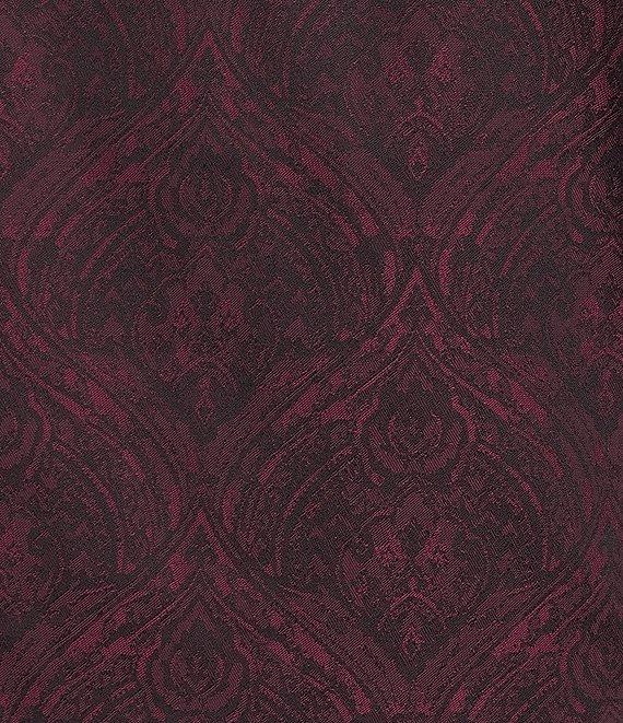 Murano Slim Fit Sating Jacquard Long Sleeve Woven Shirt Product Image