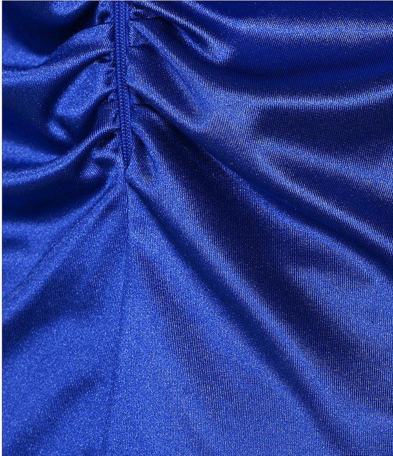 B. Darlin Sweetheart Neck Rhinestone Illusion Bodice Bodycon Dress Product Image