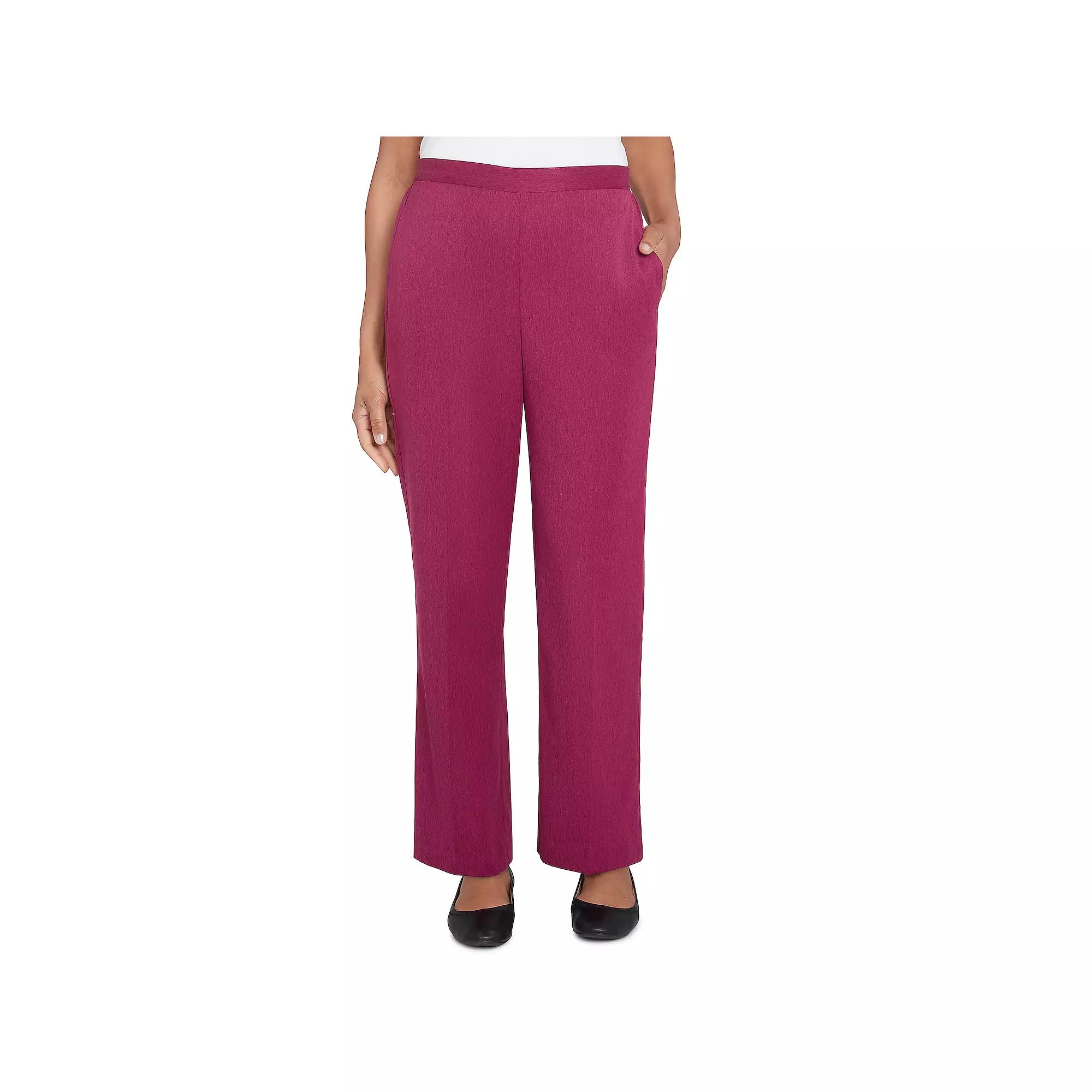 Women's Alfred Dunner Side Seam Pocket Medium Length Pant, Size: 16 Product Image