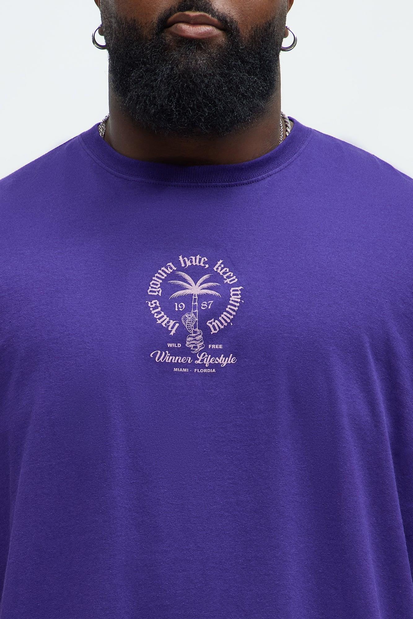 Winners Lifestyle Short Sleeve Tee - Purple Product Image