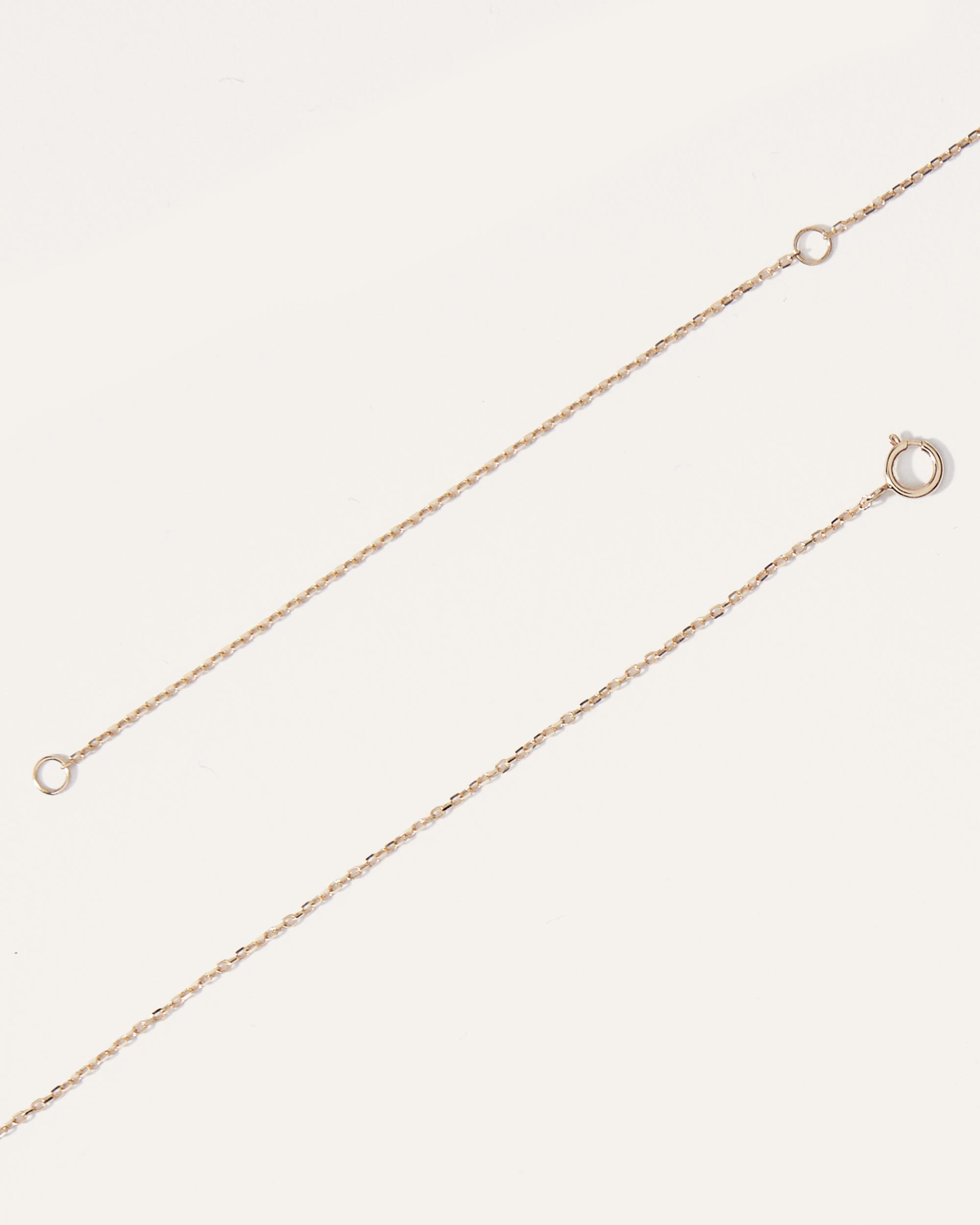 Quince | Women's 14K Gold Diamond Pave Interlock Necklace Product Image