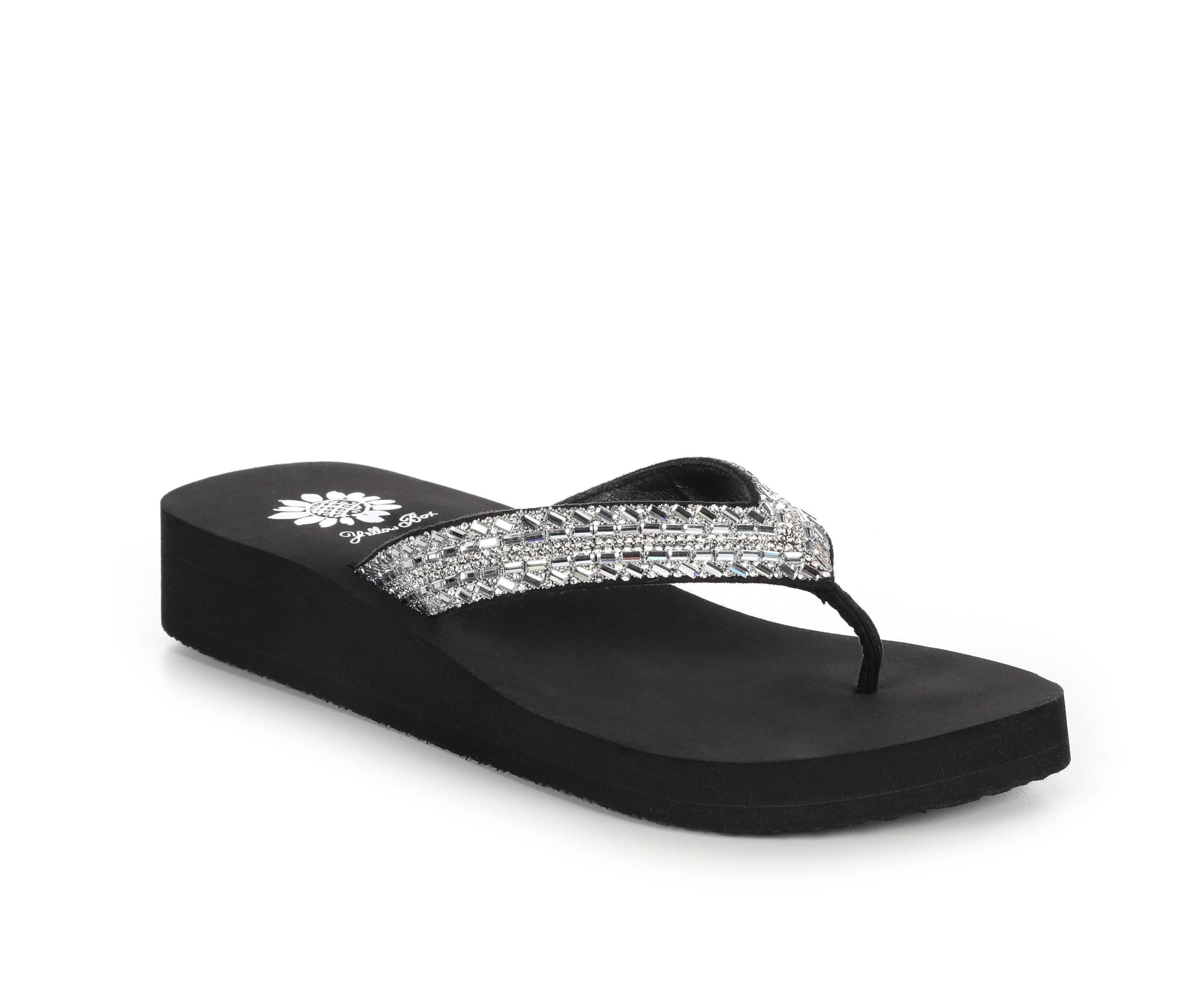 Women's Yellow Box Jovina Wedge Flip-Flops Product Image