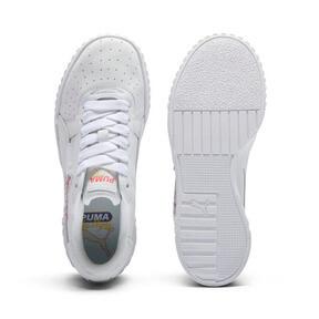 PUMA Cali B Vegas Flagship Women's Sneakers in White/Peach Frost/Sunny Yellow Product Image
