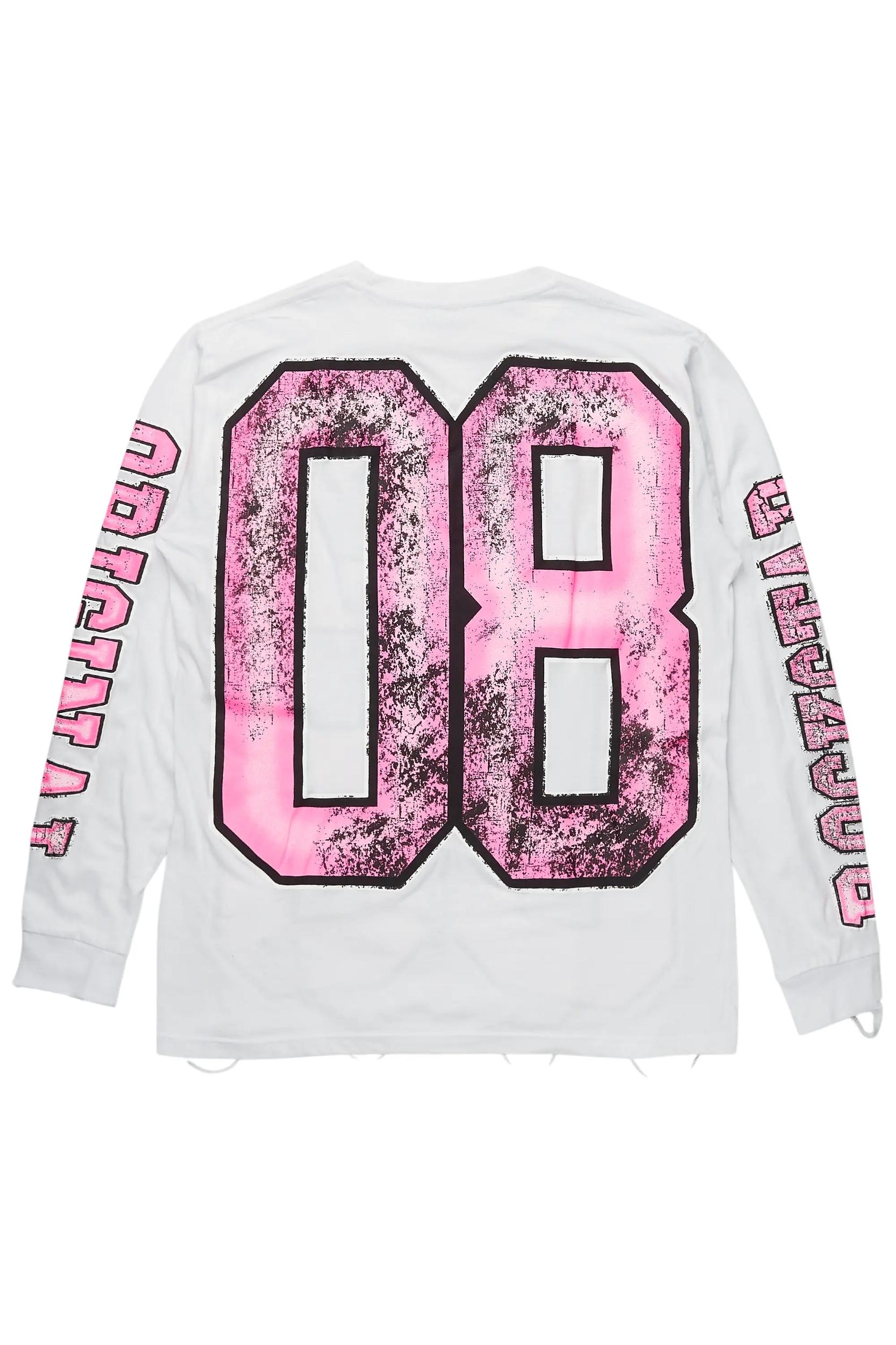 Tariqa White Long Sleeve T-Shirt Female Product Image