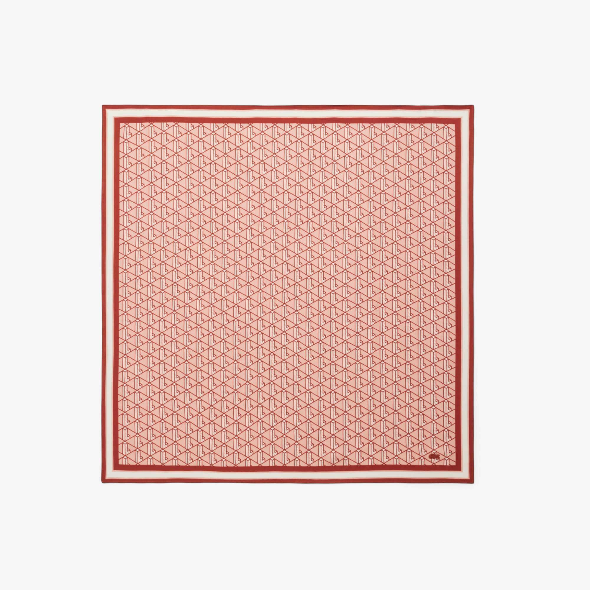 Monogram Print Scarf Product Image