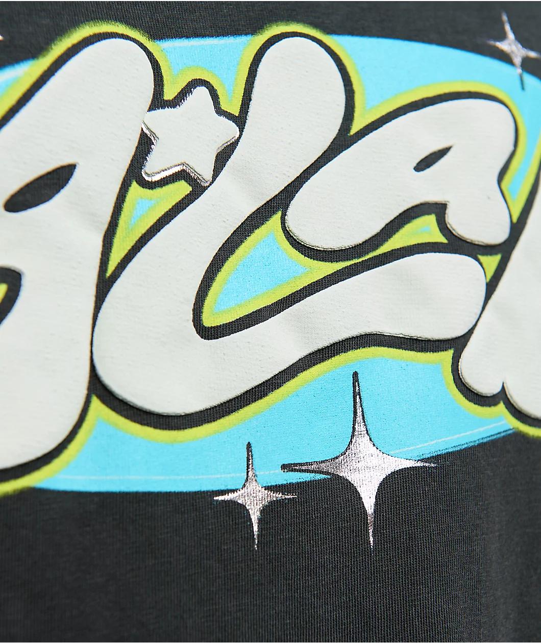 A.LAB Lava Lost Logo Black T-Shirt Product Image