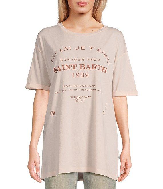 The Laundry Room Short Sleeve Saint Barth 89 Oversized T-Shirt Product Image