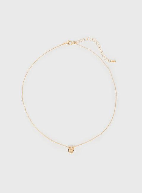 What You Love Necklace Gold Product Image