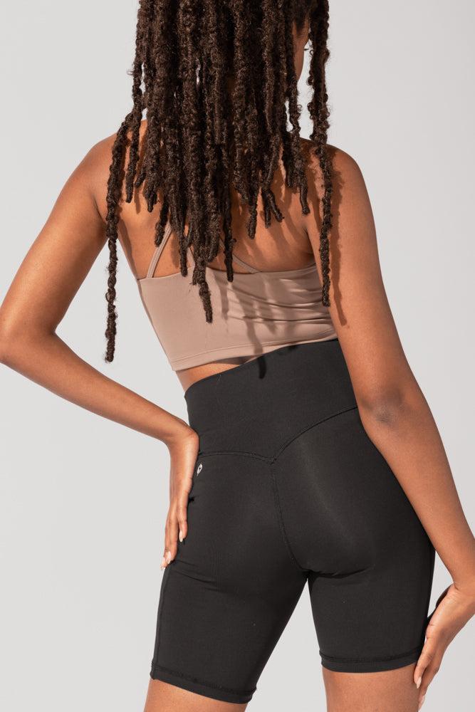 Crisscross Hourglass® Biker Short - Black Product Image