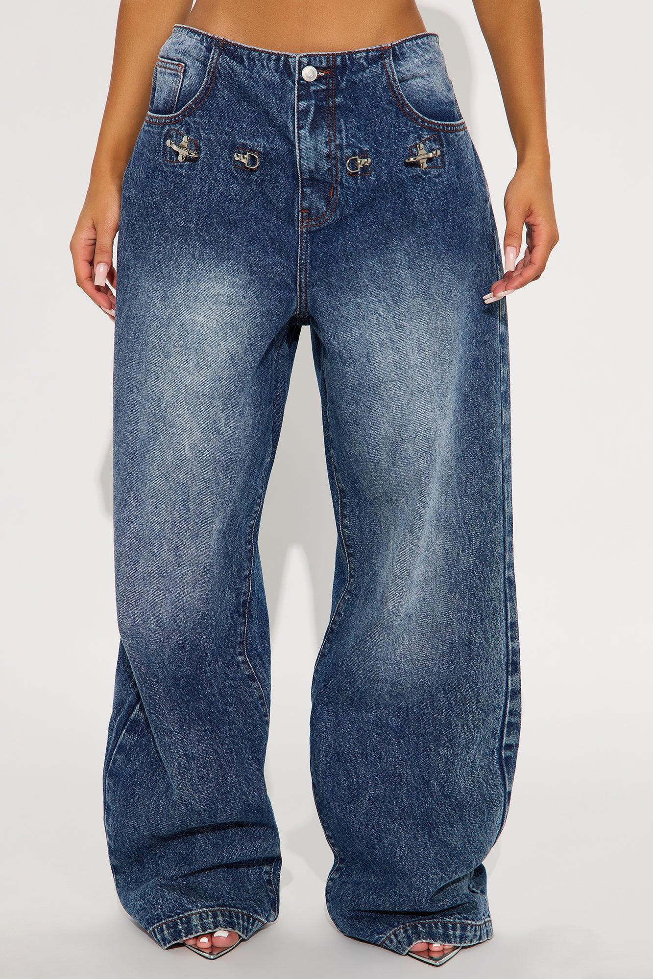 Northside Baggy Jeans - Medium Wash Female Product Image