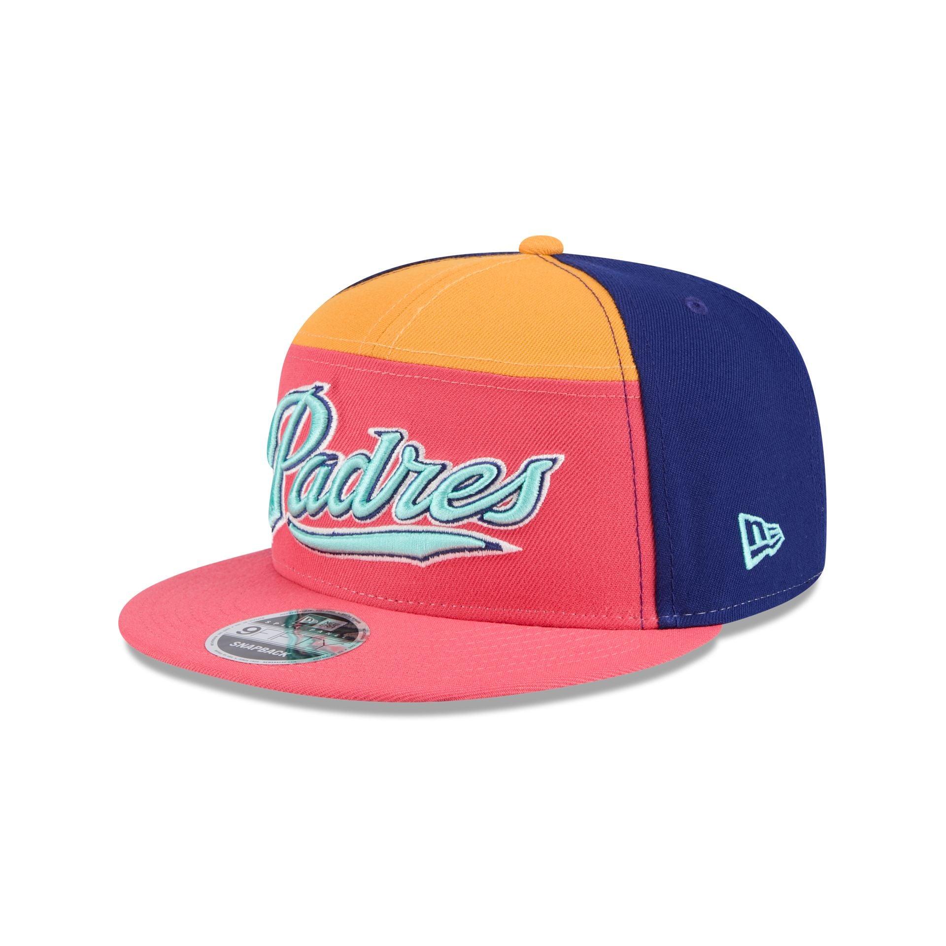 Chicago Bulls Coral Split Panel 9FIFTY Snapback Hat Male Product Image