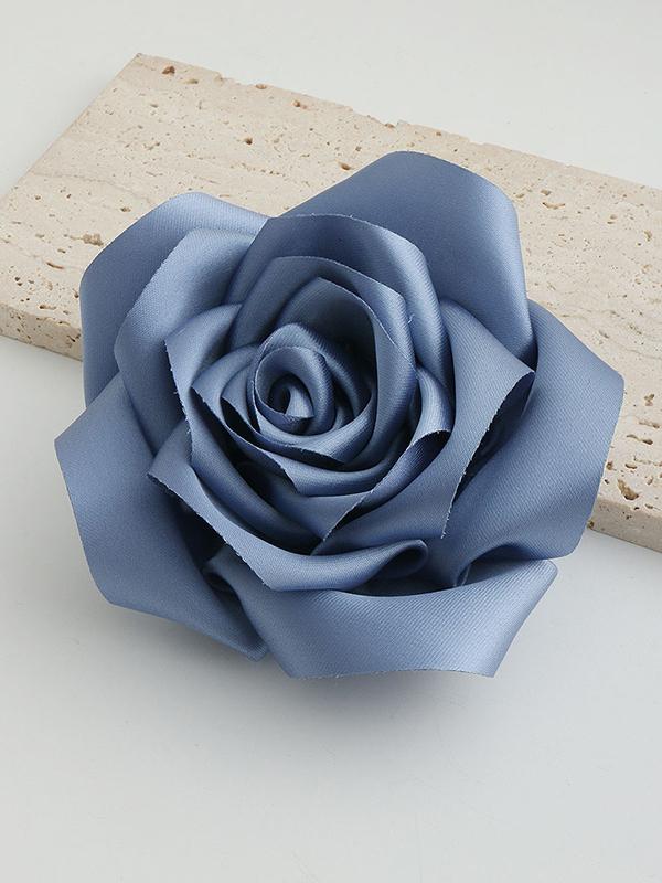Flower Shape Solid Color Brooch Accessories Product Image