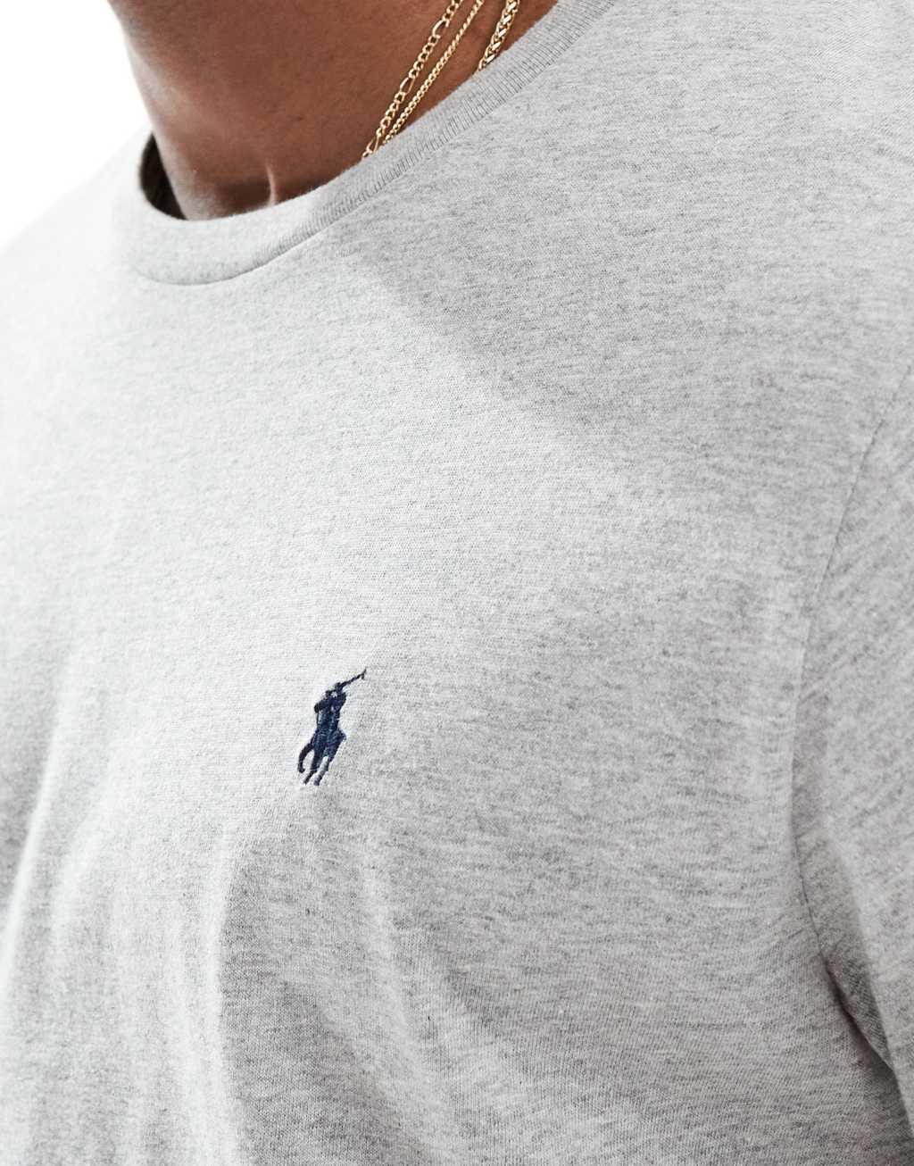 Polo Ralph Lauren lounge t-shirt in gray Product Image