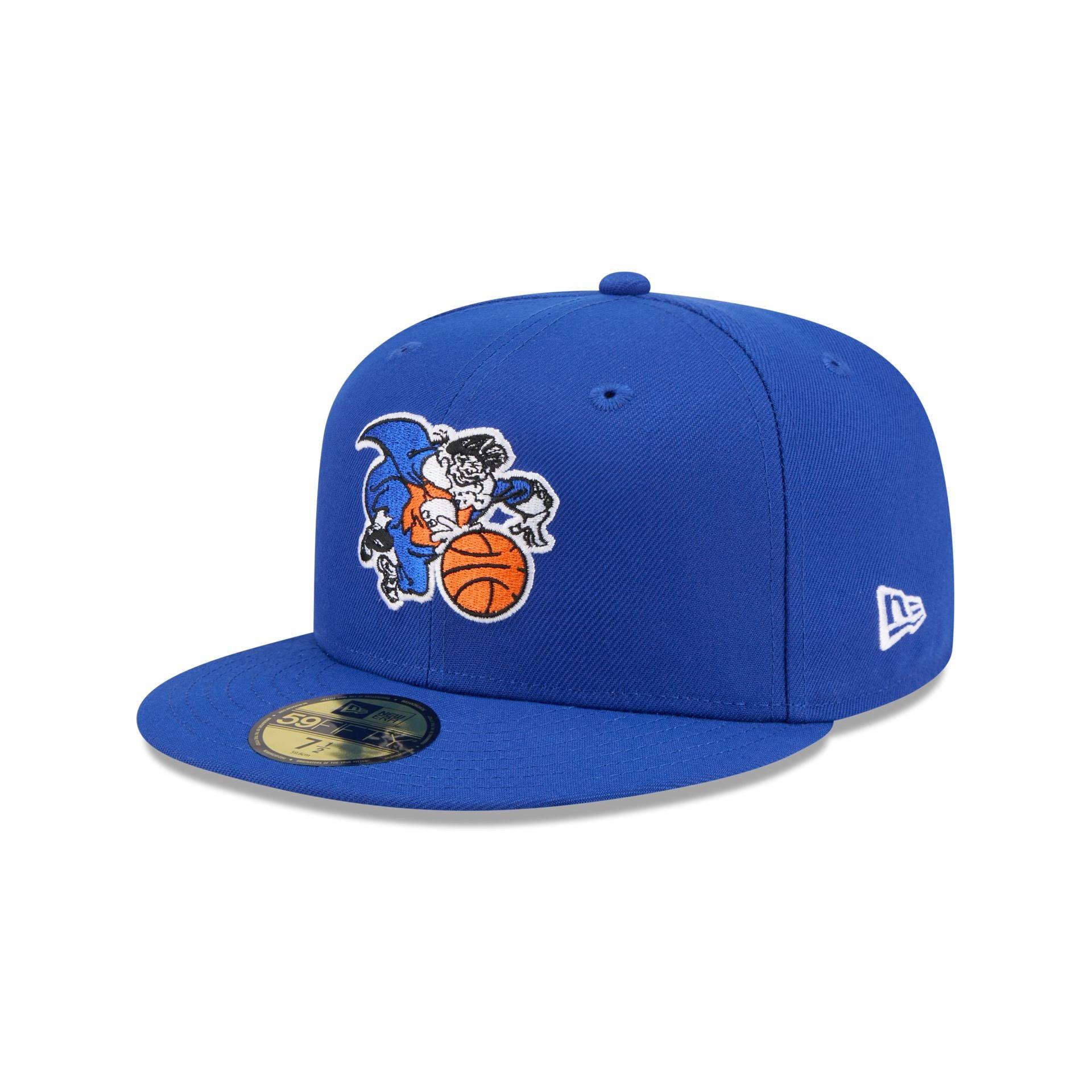 Philadelphia 76ers Navy Denim 59FIFTY A-Frame Fitted Hat Male Product Image