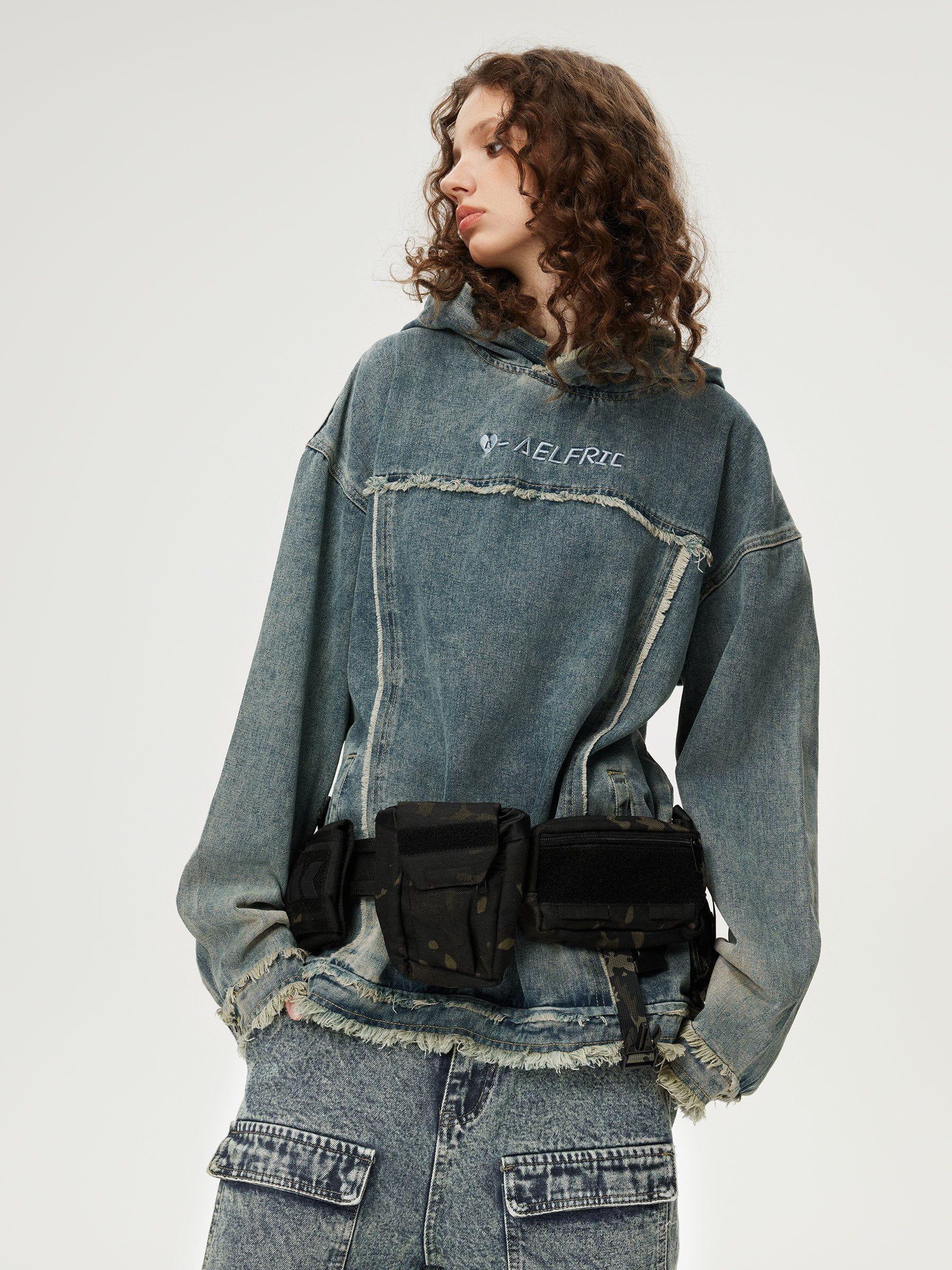 Aelfric Eden Denim Washed Hoodie Product Image