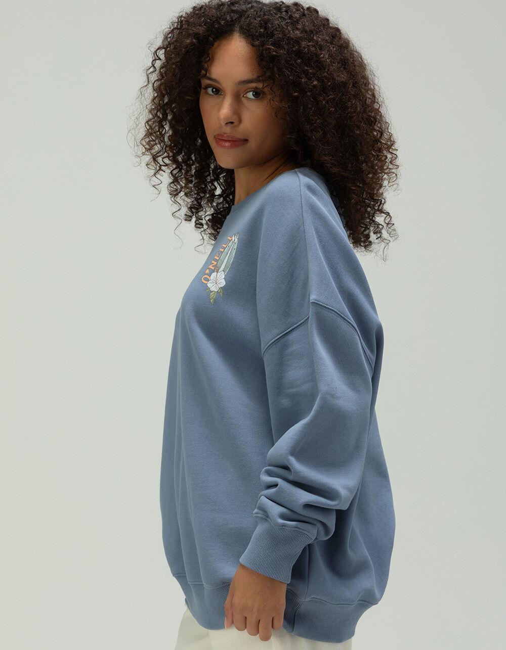 O'NEILL Quiver Womens Crewneck Sweatshirt - BLUE Product Image