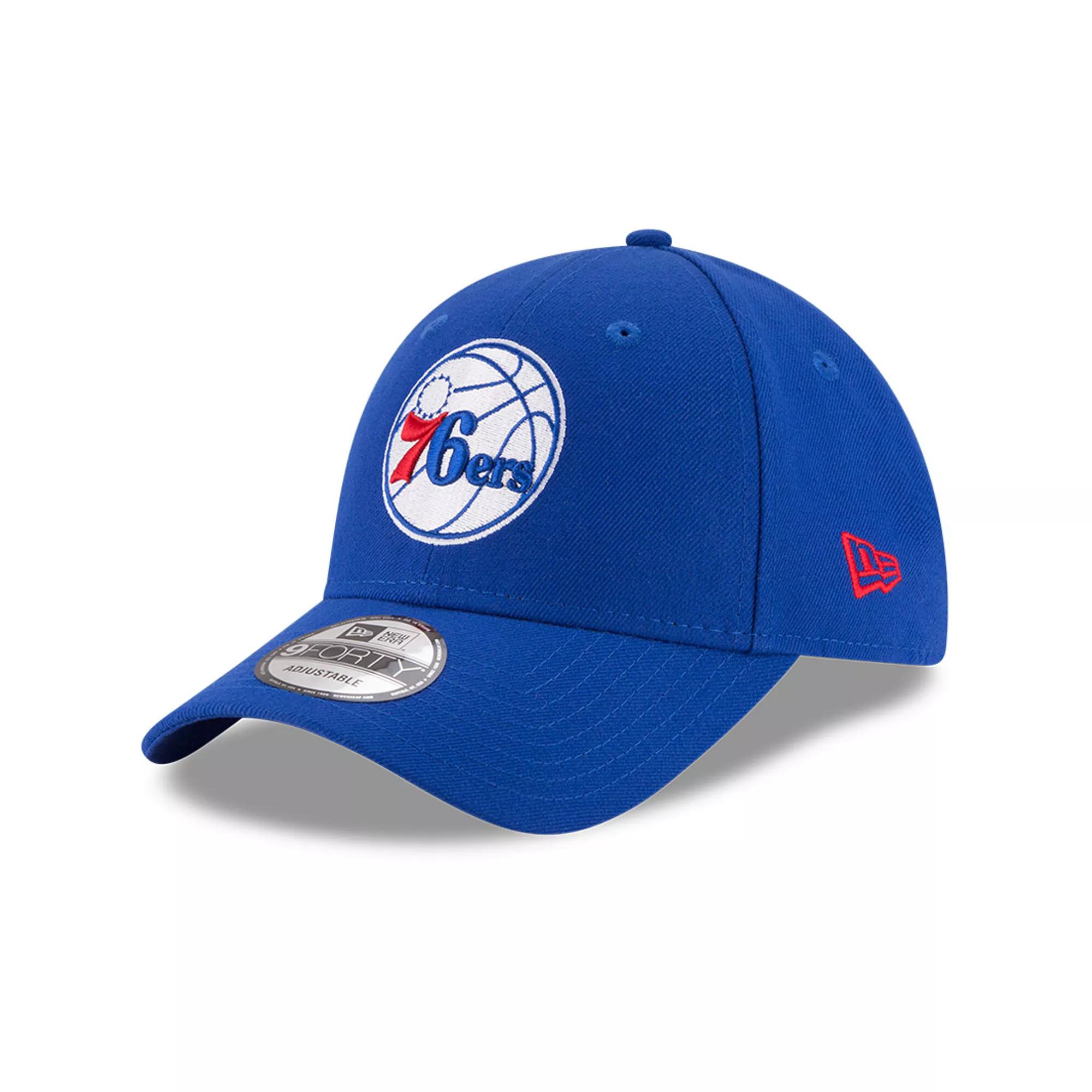 Men's New Era Royal Philadelphia 76ers Official Team Color 9FORTY Adjustable Hat, 76r Blue Product Image
