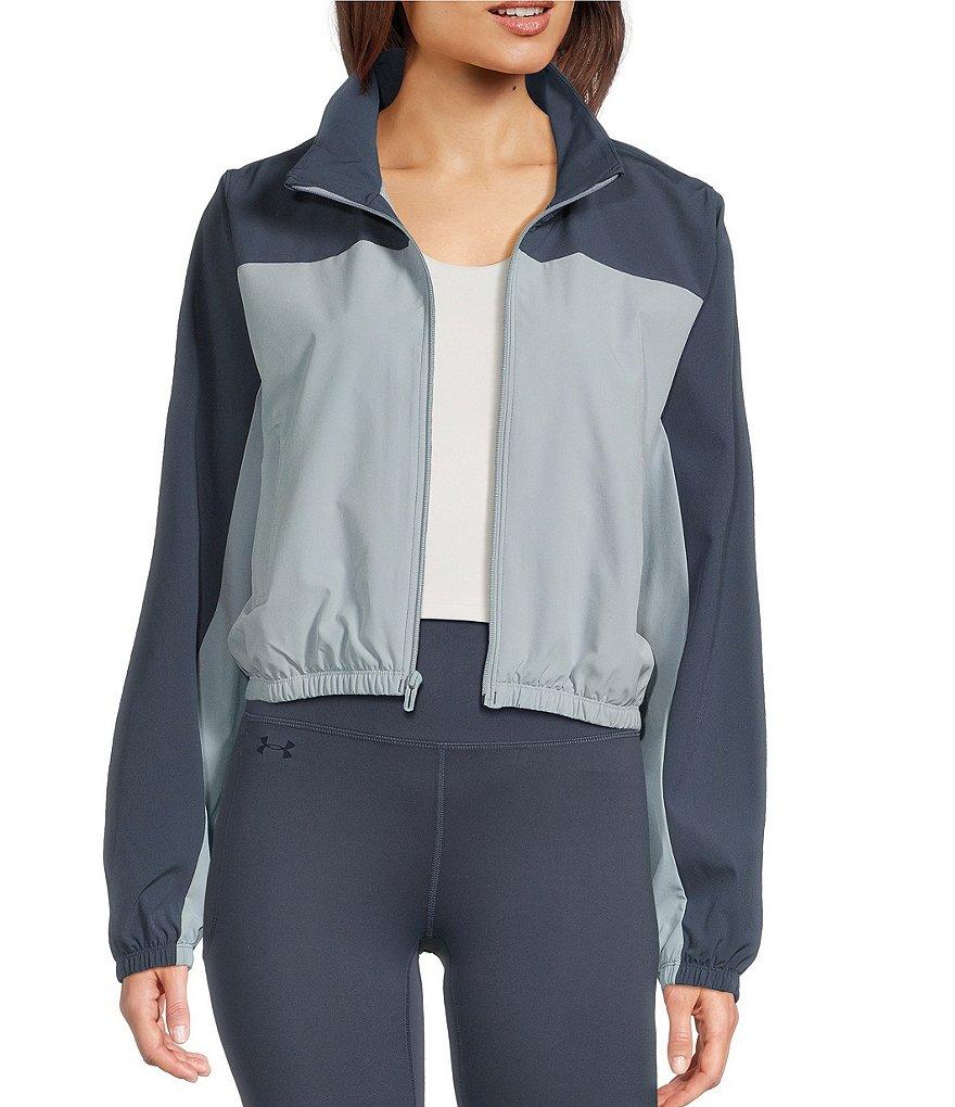 Under Armour Rival Banded Collar Long Sleeve Crop Wind Jacket Product Image