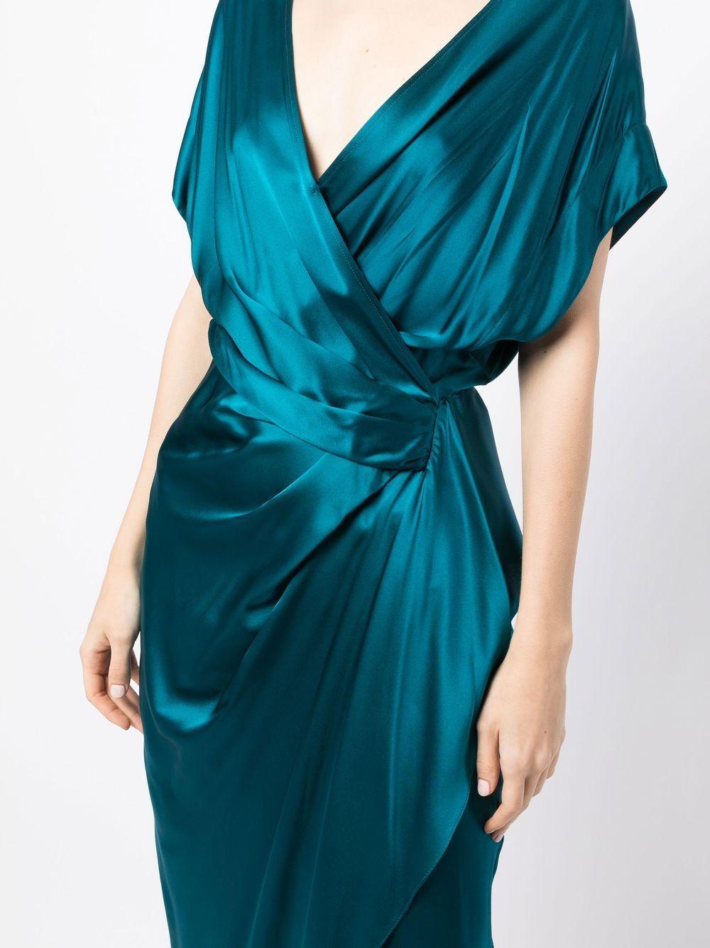 wrap drape-detail gown Product Image