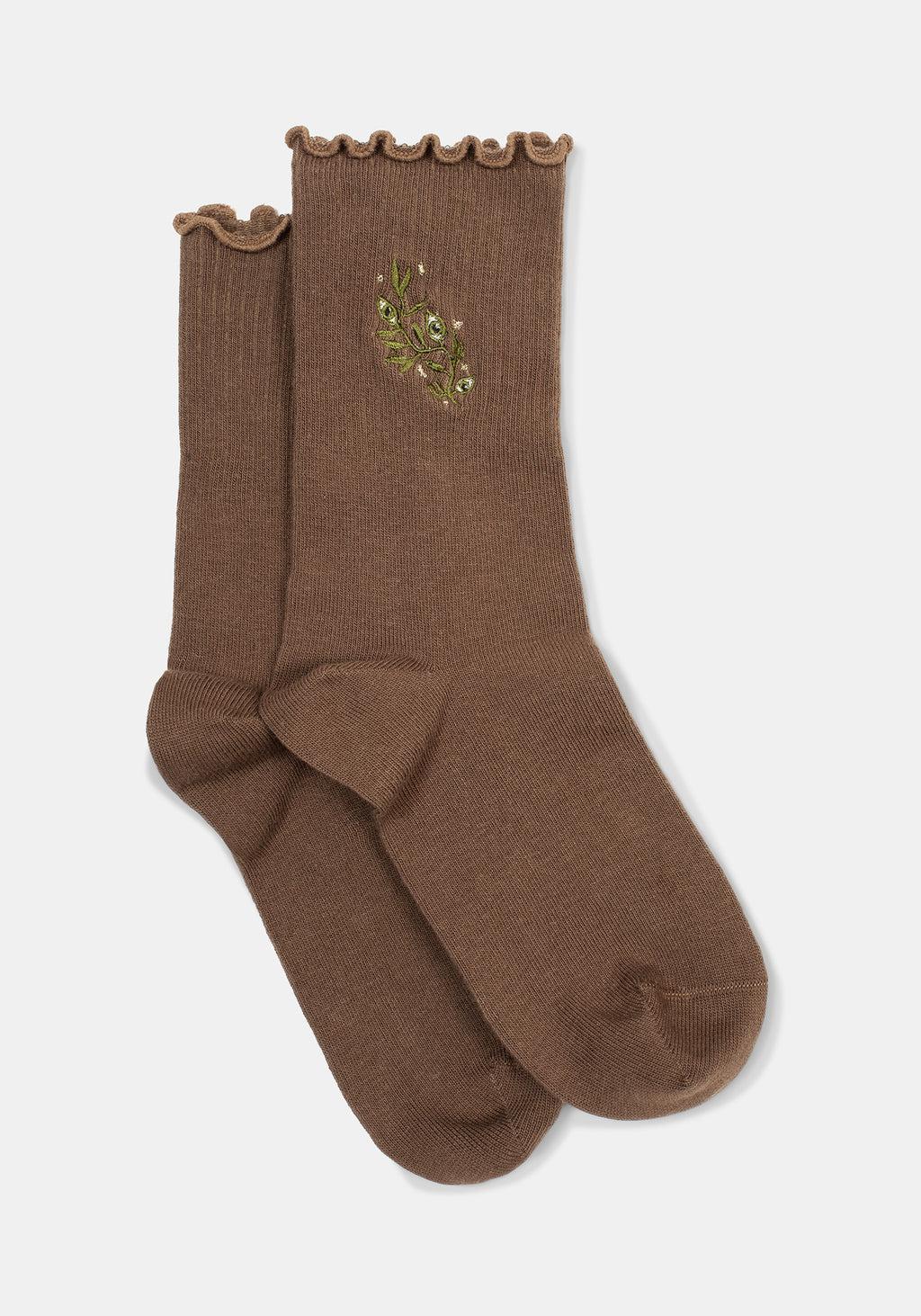 Koax Embroidered Socks Product Image