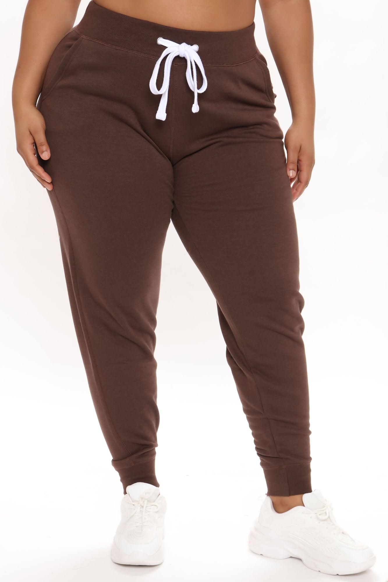Relaxed Vibe Joggers - Chocolate Product Image