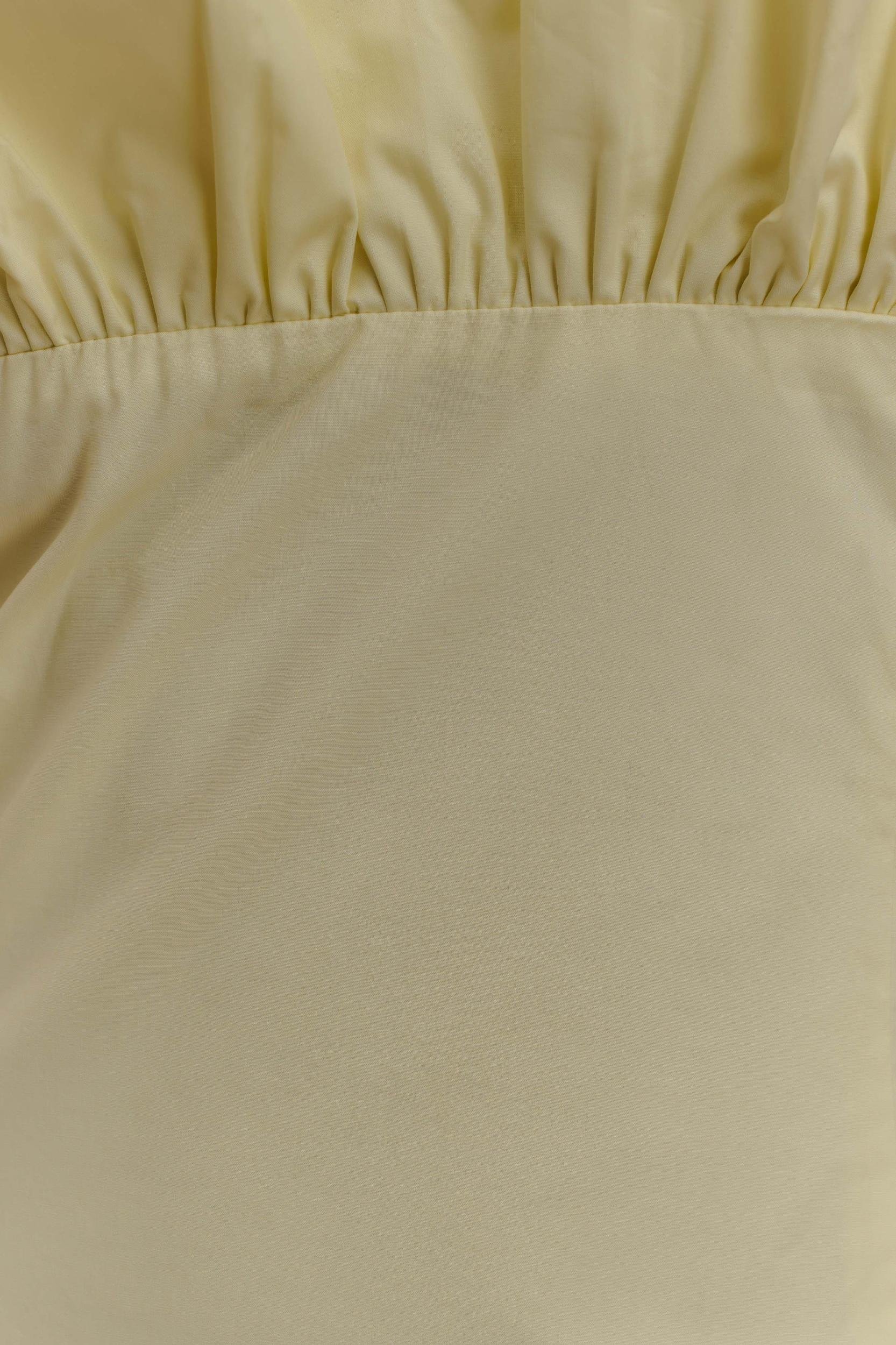 Janis Cotton Frill Maxi Dress - Lemon Product Image