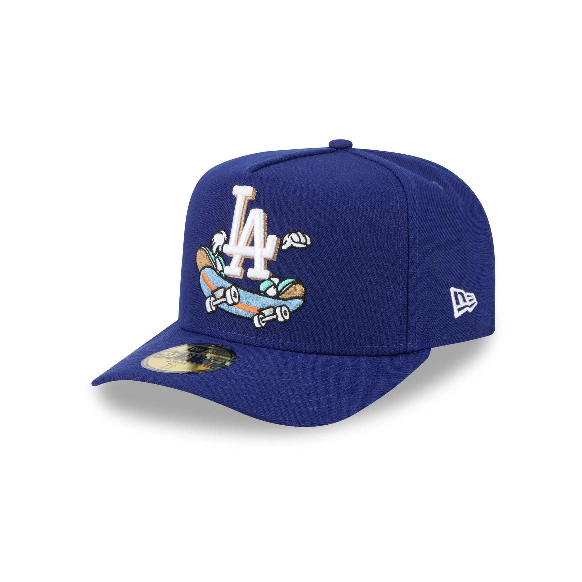 Los Angeles Dodgers Cartoon 59FIFTY A-Frame Fitted Hat Male Product Image