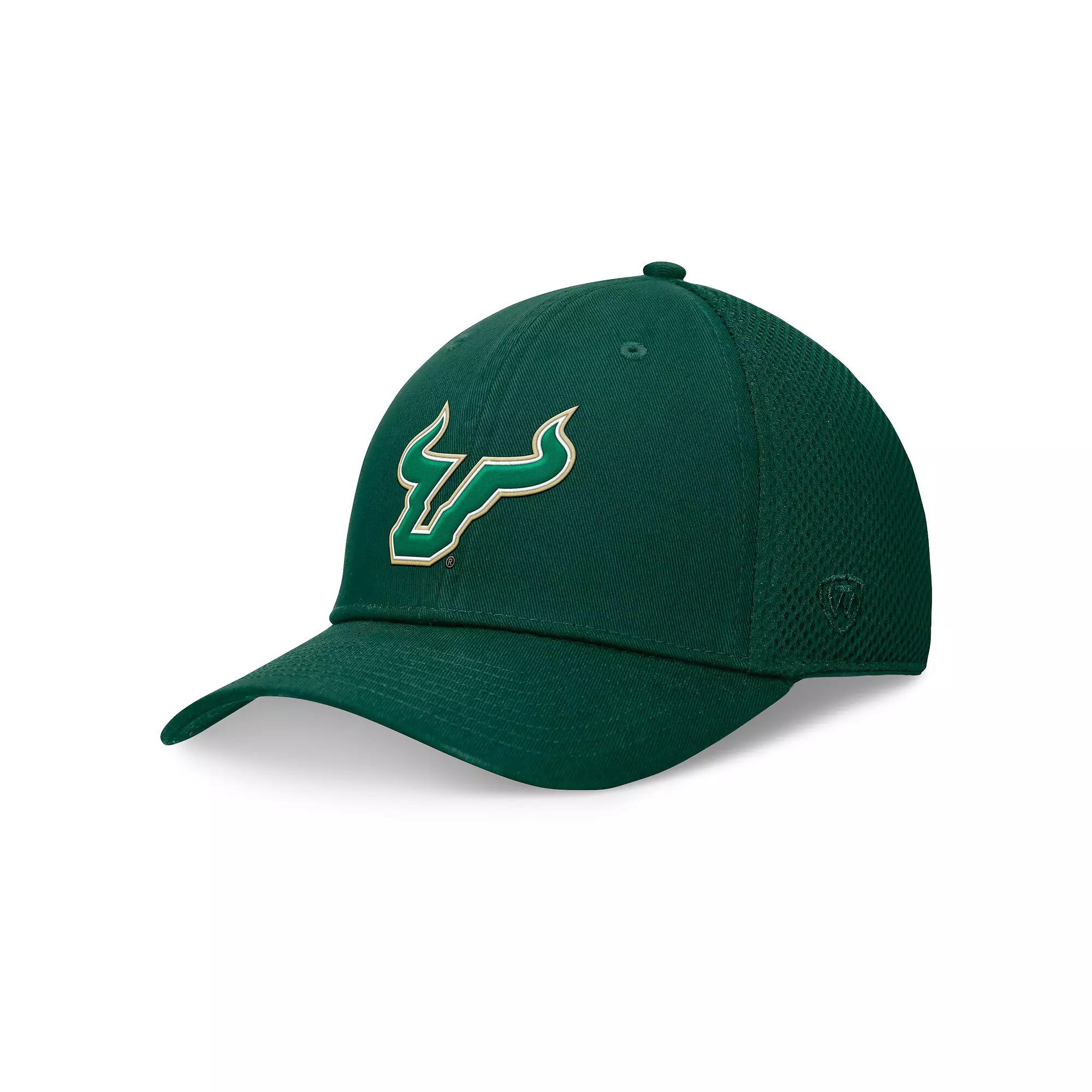 Men's Top of the World Green South Florida Bulls Spacer Flex Hat, Size: Medium/Large, Usf Green Product Image