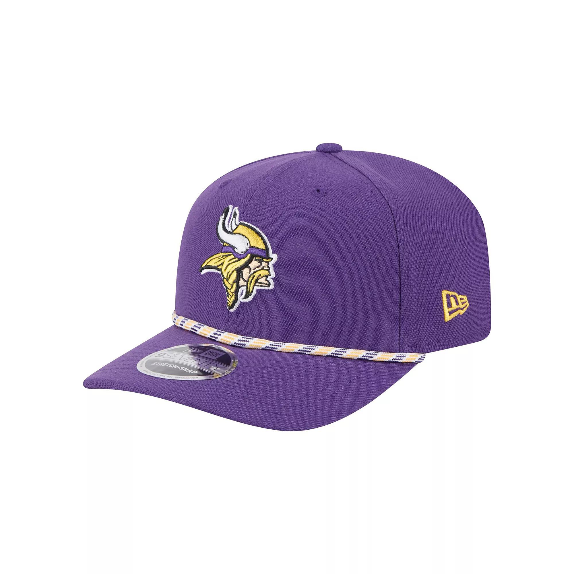 Men's New Era Purple Minnesota Vikings Gameday Multi Rope 9SEVENTY Stretch-Snap Hat Product Image
