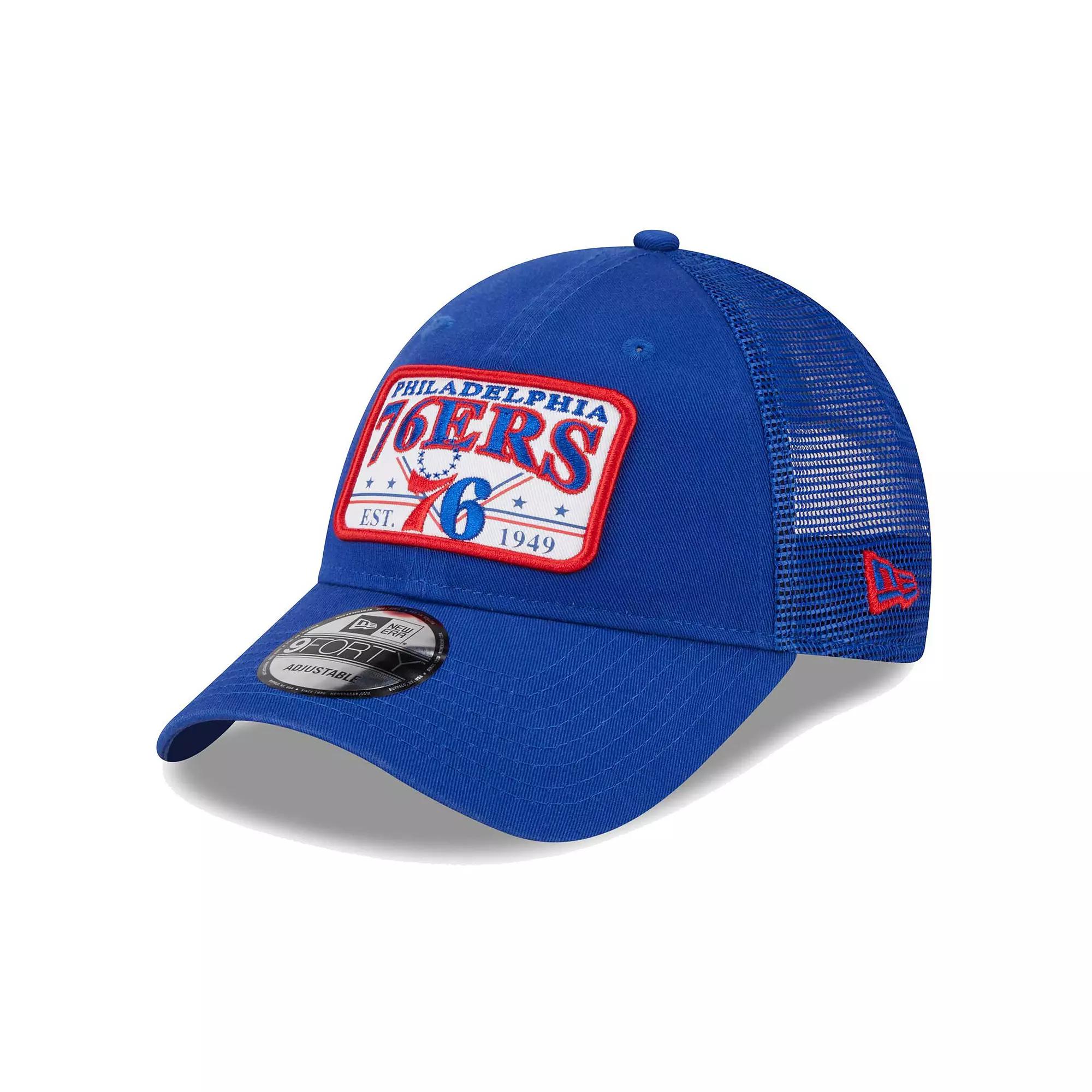 Men's New Era Royal Philadelphia 76ers Plate Over Product Image