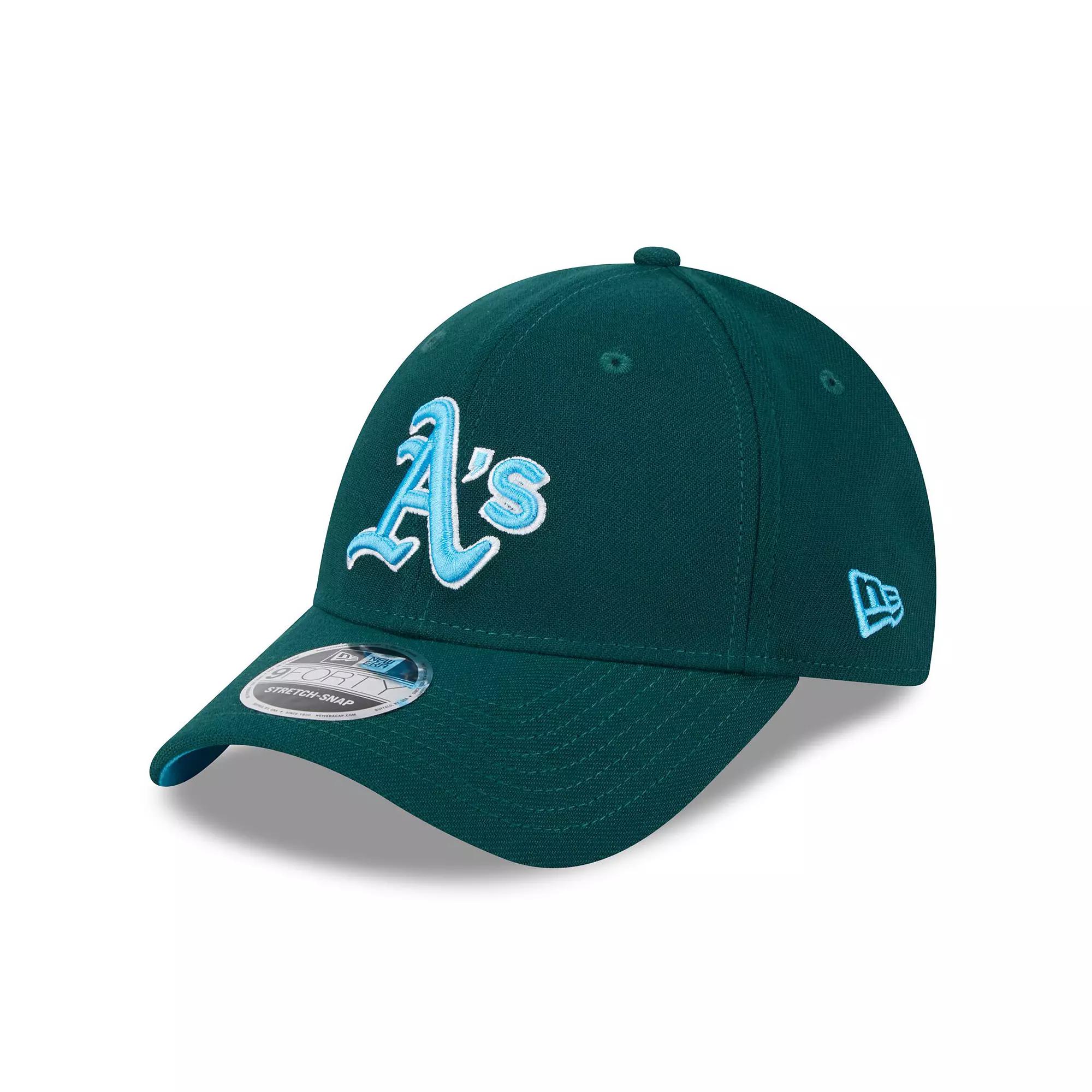 Men's New Era Green Oakland Athletics 2024 Father's Day 9FORTY Adjustable Hat Product Image