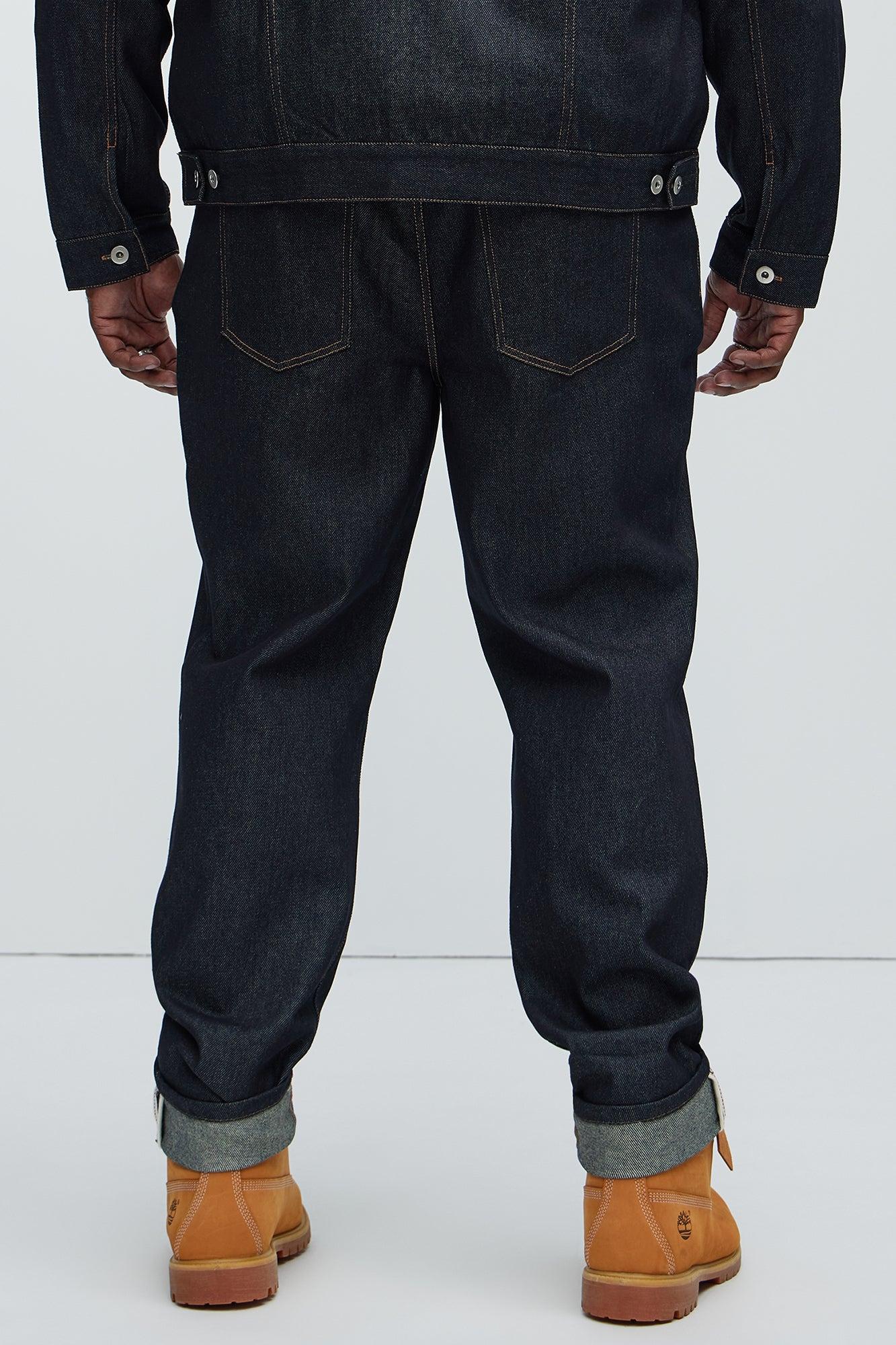 Collin Raw Denim Slim Jeans  - Indigo Product Image