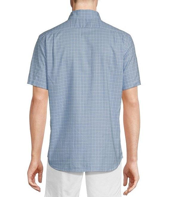 Cremieux Blue Label Glen Plaid Lightweight Oxford Short Sleeve Woven Shirt Product Image