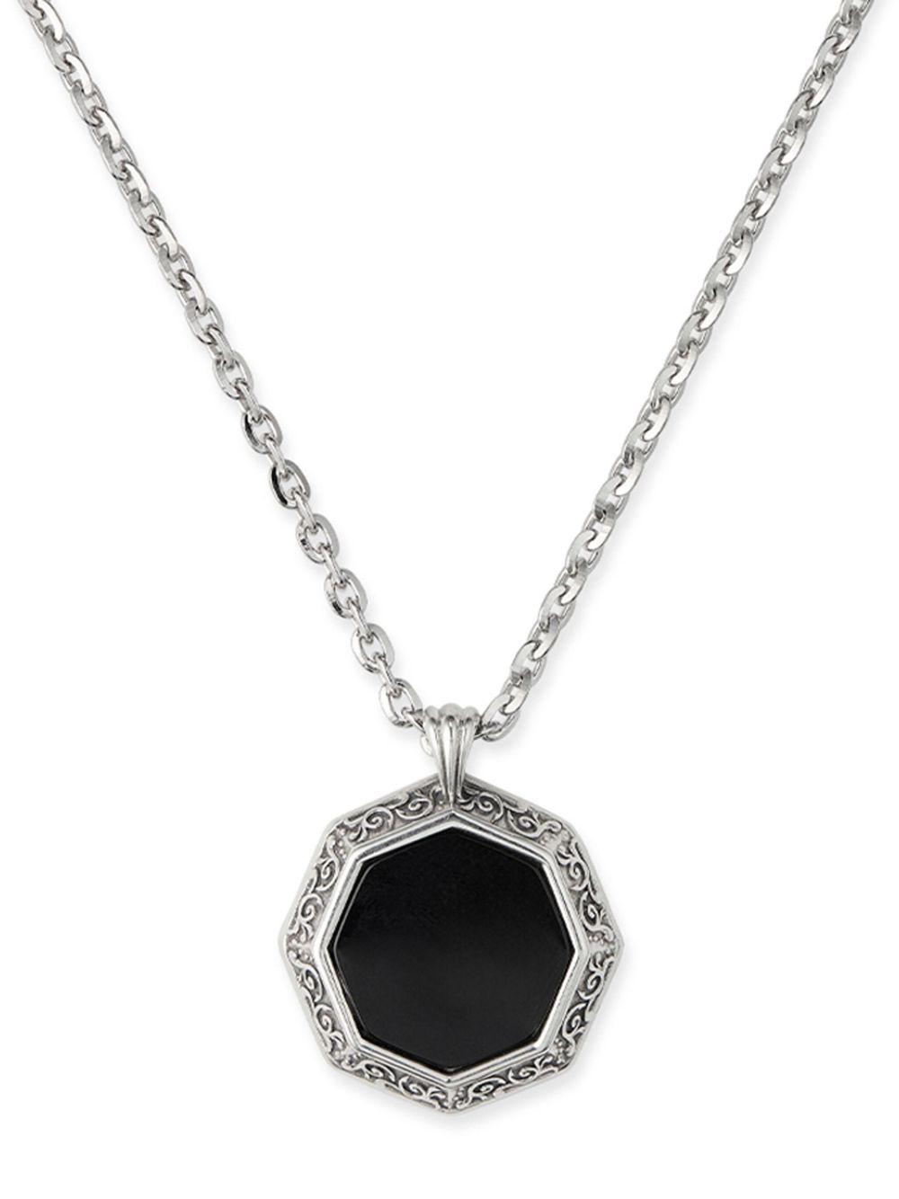 octagon onyx necklace  Product Image