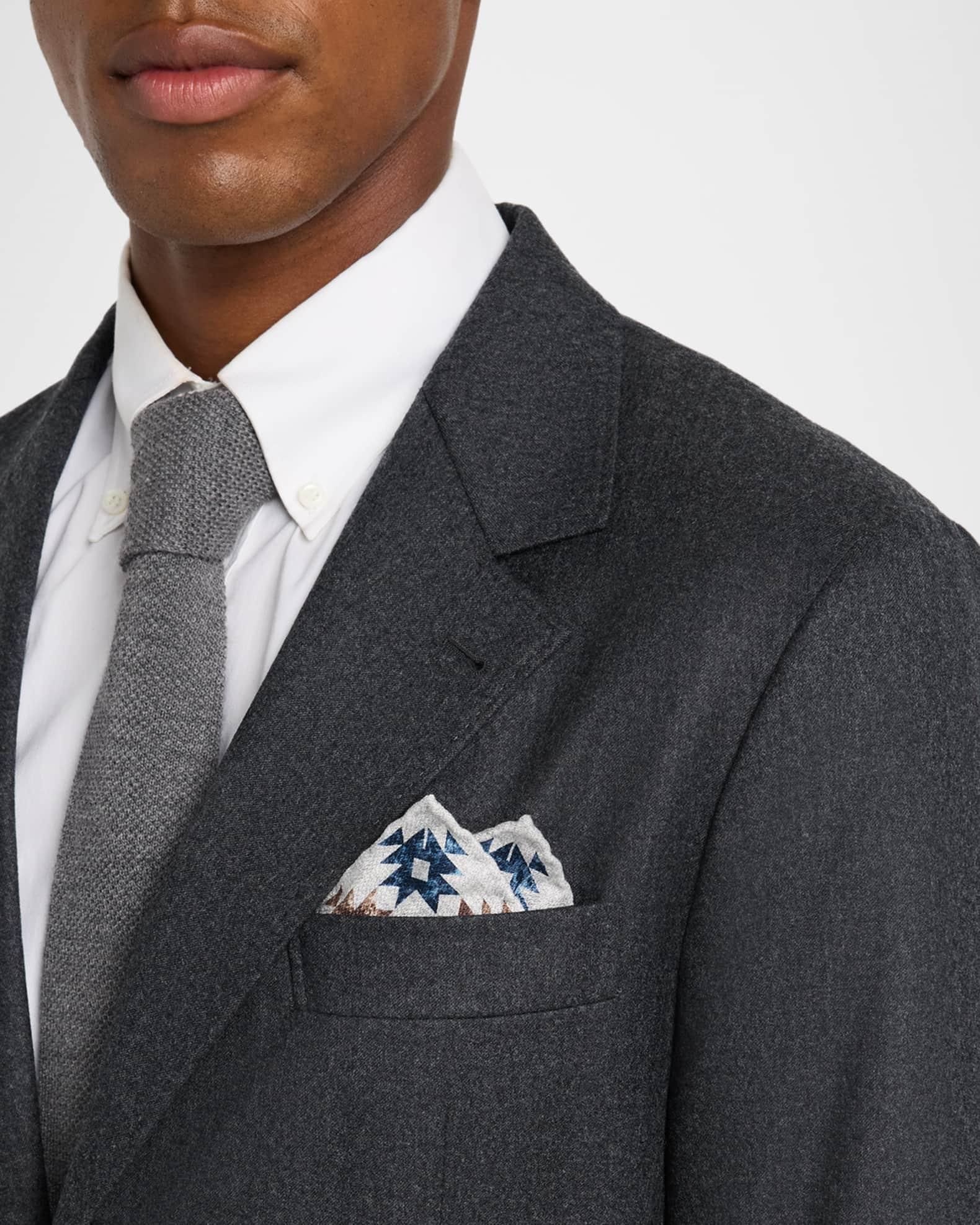 Men's Wool Flannel Two-Piece Suit Product Image