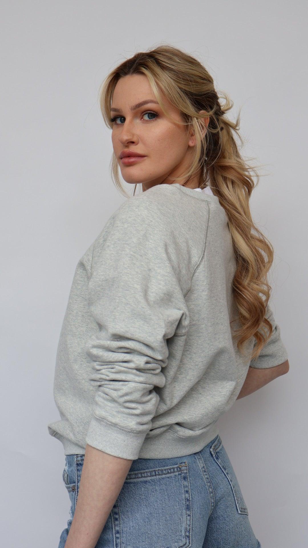The Perfect Cotton Crew Neck Sweatshirt Product Image