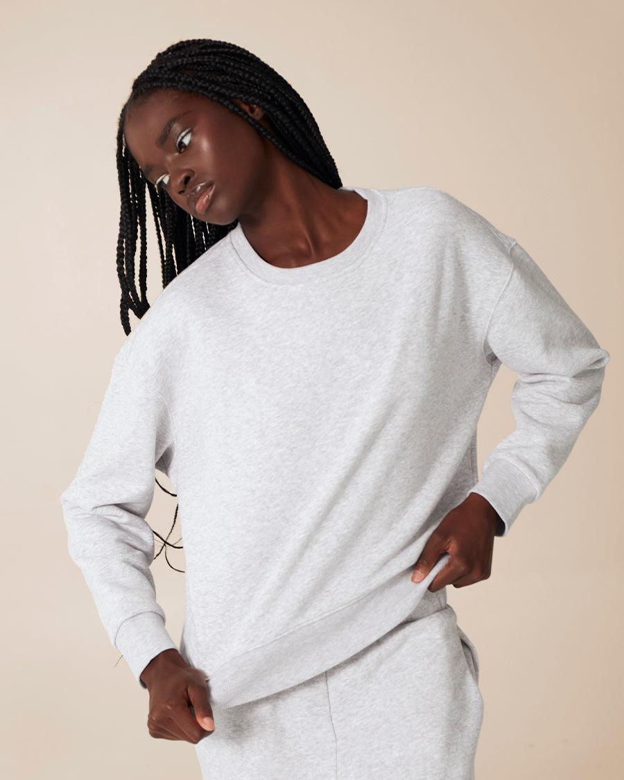 Air Whipped Crew - Heather Grey Product Image