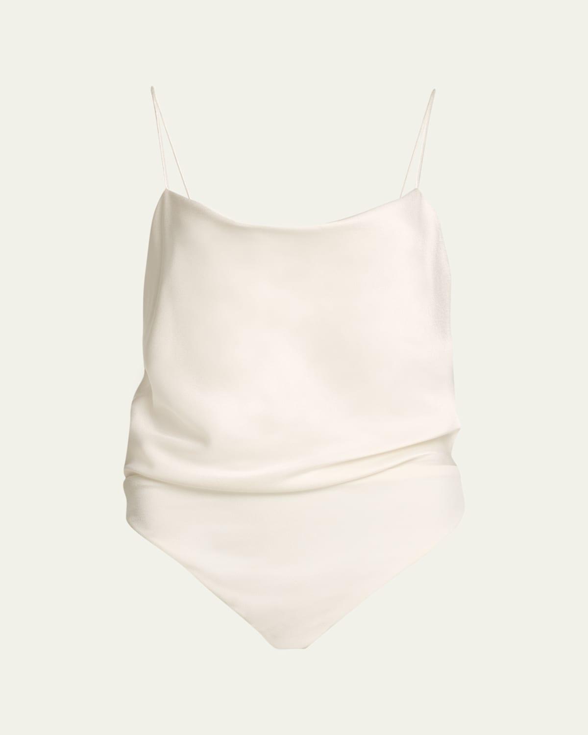 Womens Harmon Satin Bodysuit Product Image